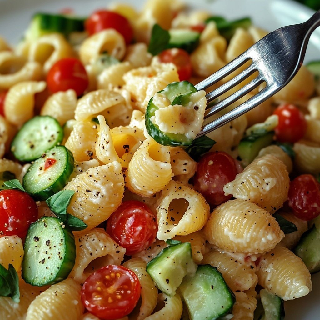 Quick Pasta Salad Lunch for Work