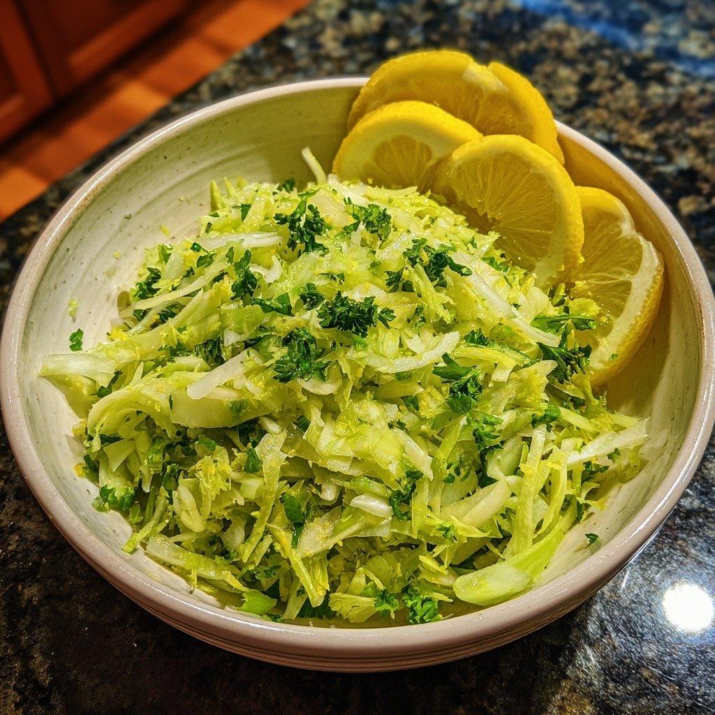 Celery Salad With Lemon Dressing
