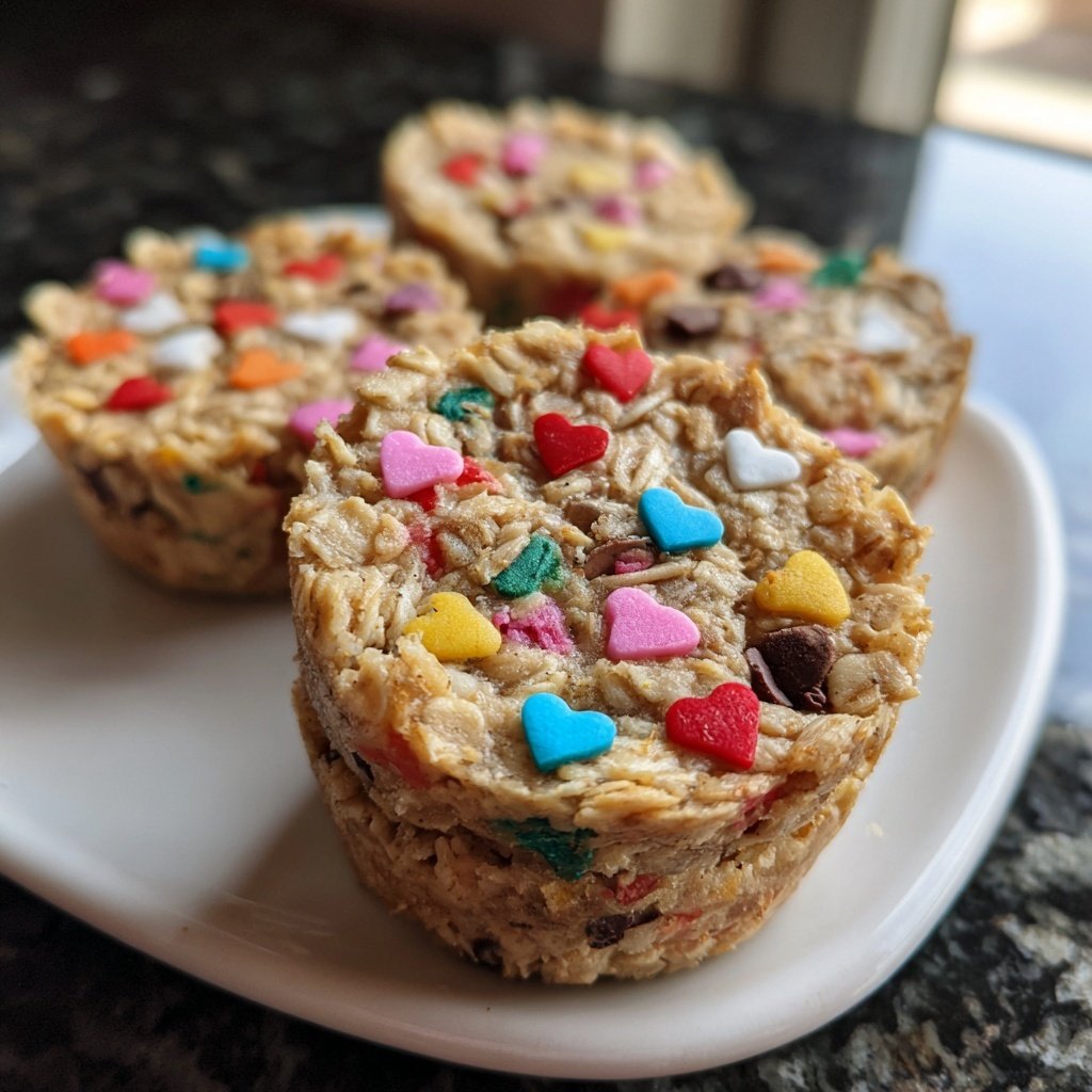 Valentines Snacks Mini Oatmeal Cups