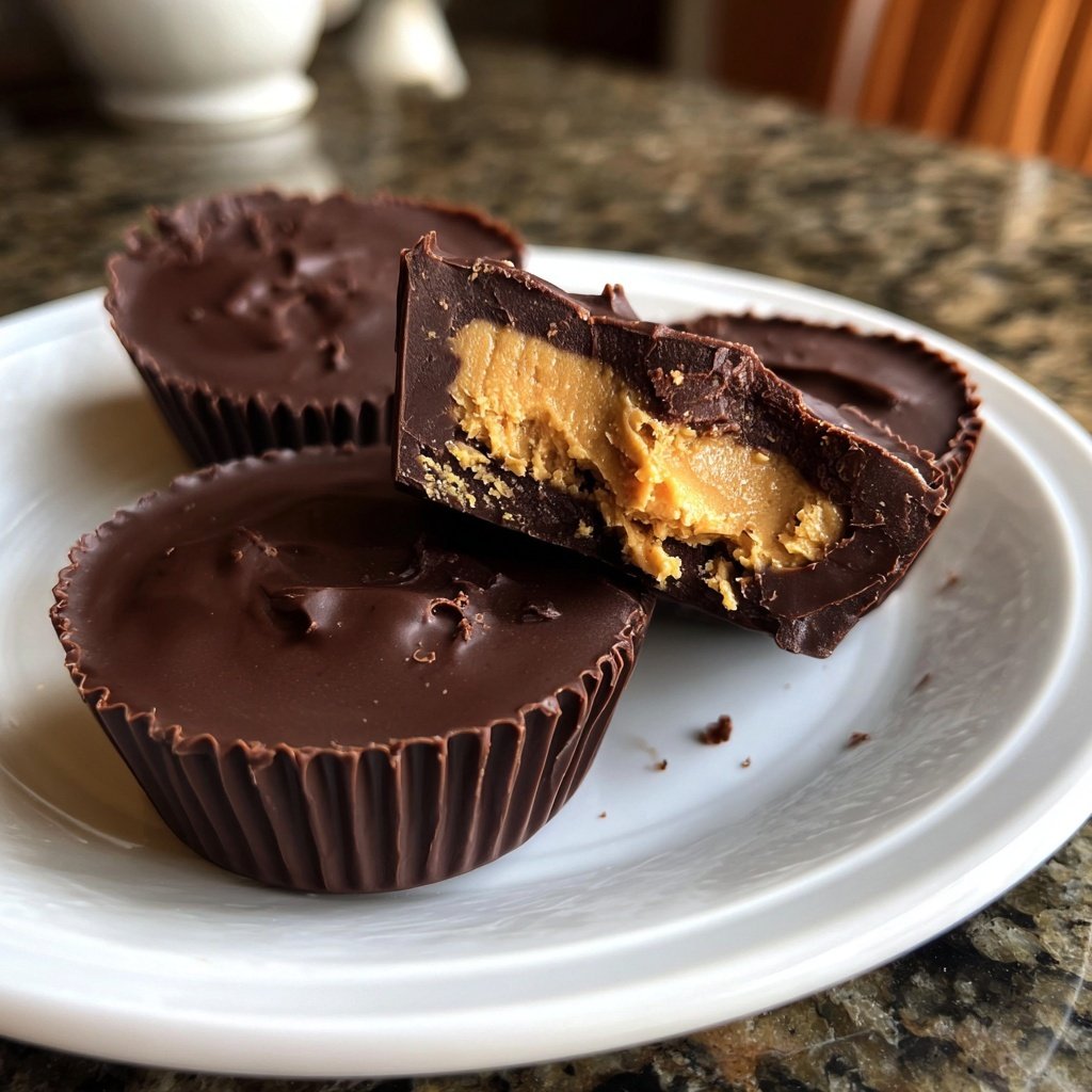 Homemade Reese’s Cups with Sunflower Butter