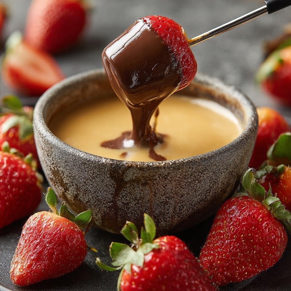 Fondue with White Chocolate