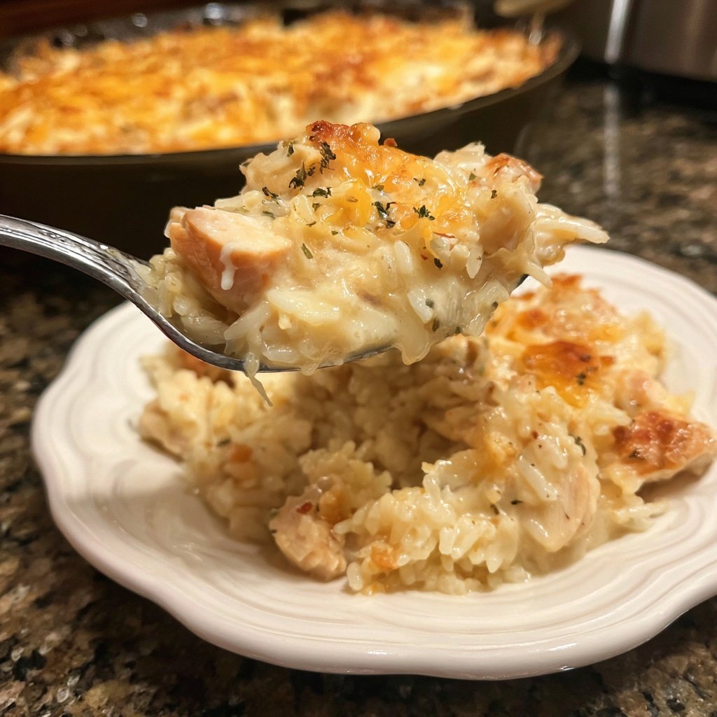 Creamy Chicken And Rice Casserole
