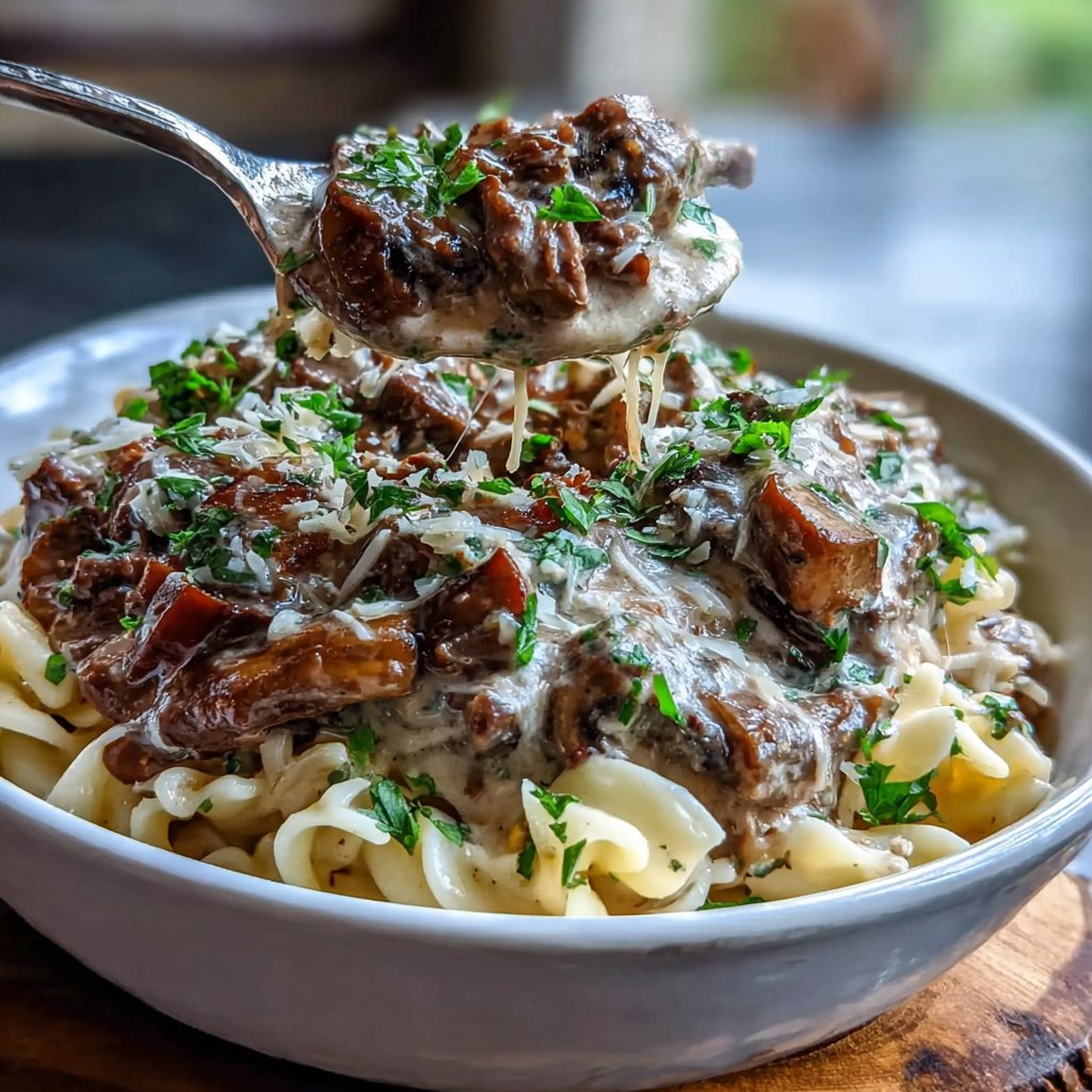 Comfort Food Beef Stroganoff