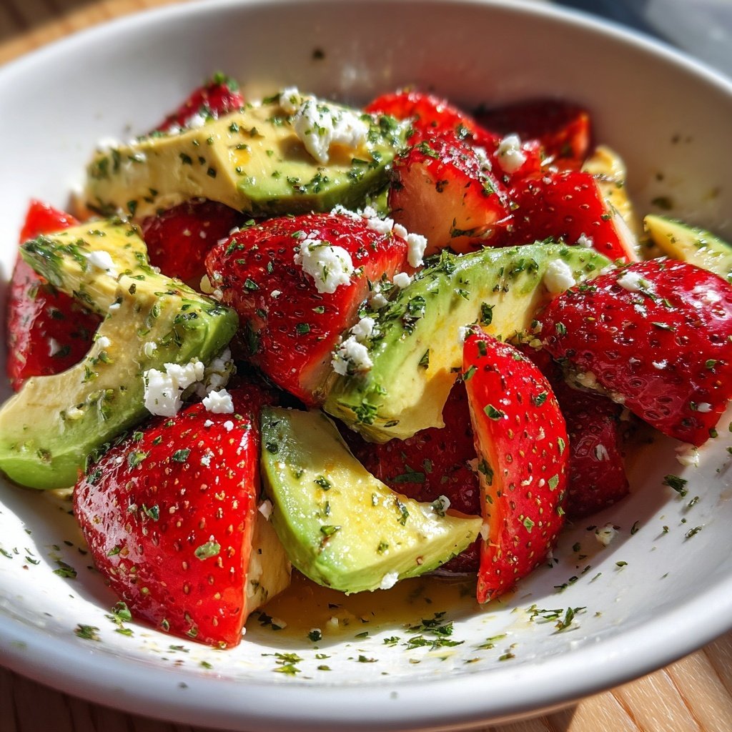 Avocado Strawberry Salad
