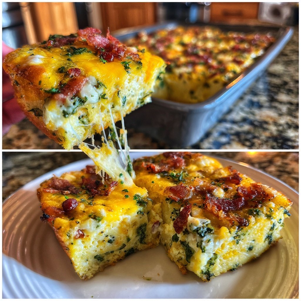 Keto Egg And Cheese Breakfast Bake