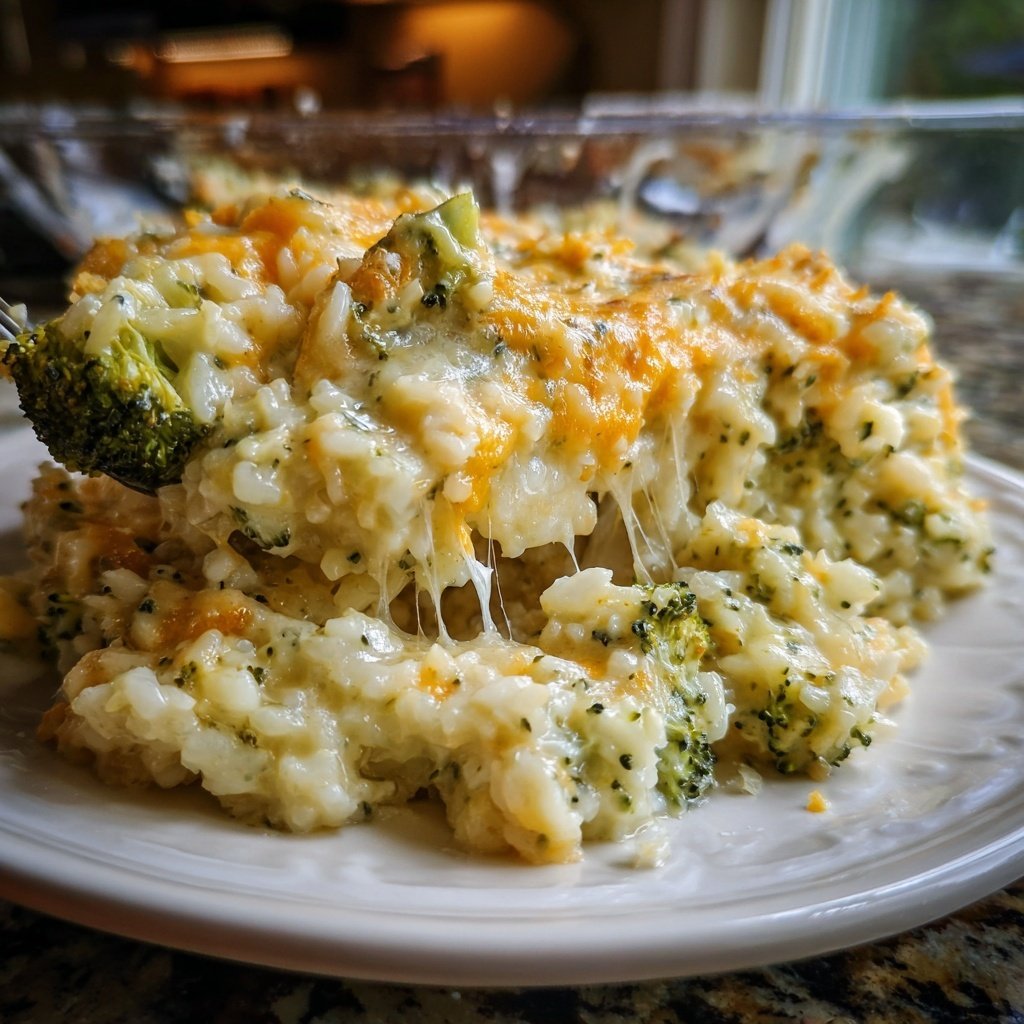 Creamy Broccoli Rice Casserole