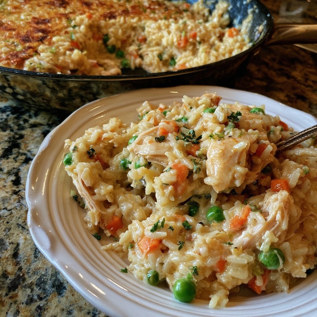 Creamy One Pot Chicken And Rice