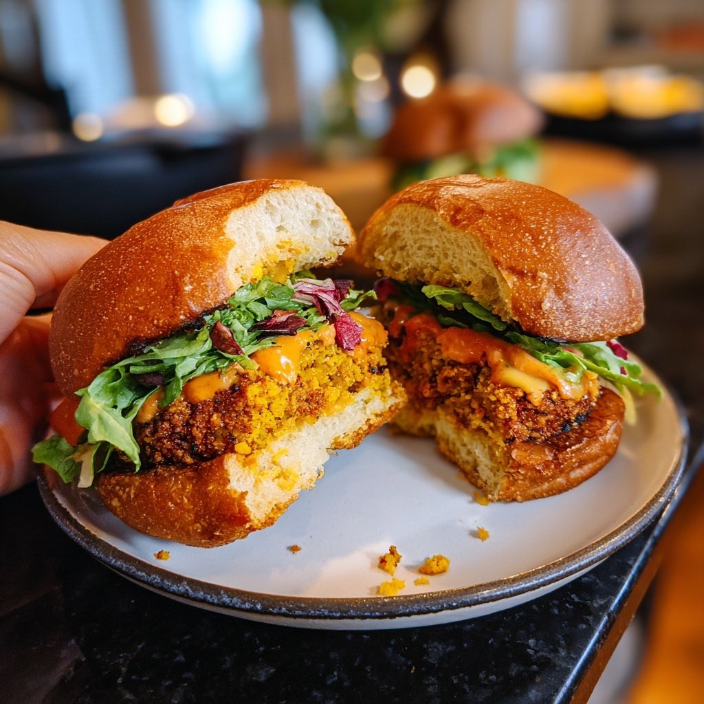 Sliders with Chickpea Smash