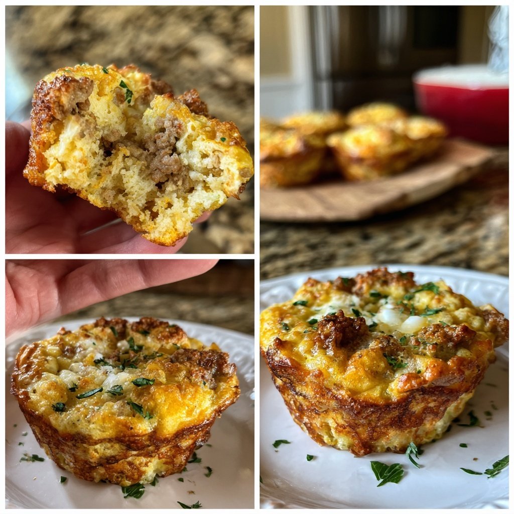 Keto Sausage Egg Breakfast Muffins