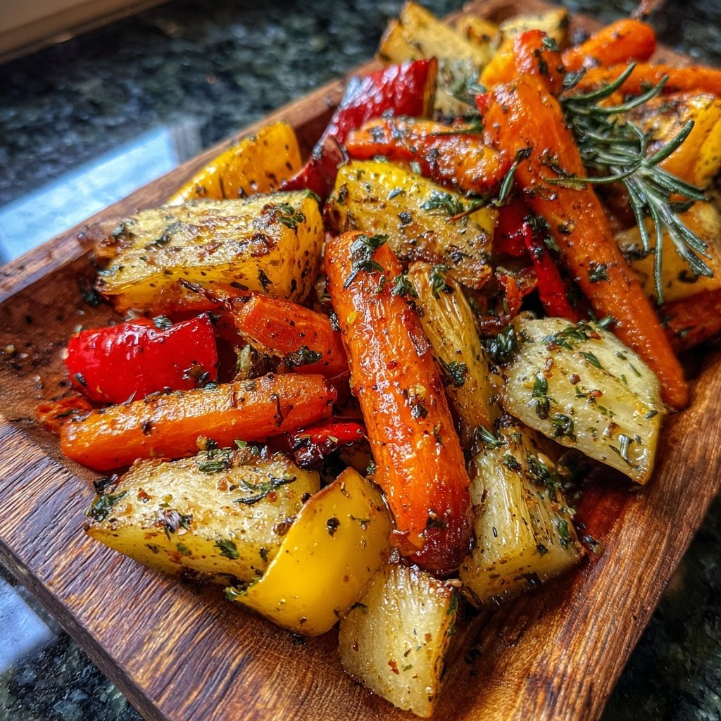 Romantic Herb Butter Roasted Vegetables