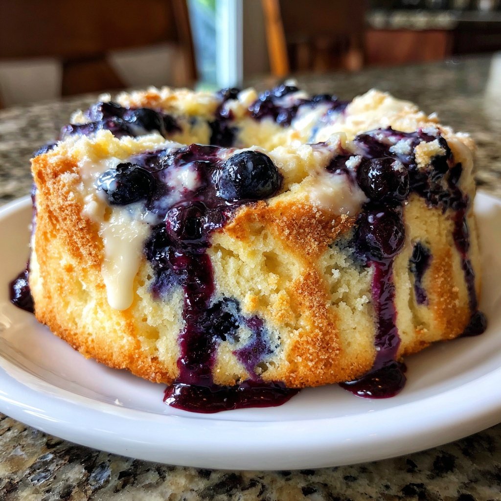 Blueberry Vanilla Yogurt Bake